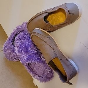 OP Slip On Shoes and FUZZY House shoes Size 9